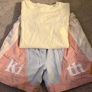 Kith Yellow and Pink Colorblock Set